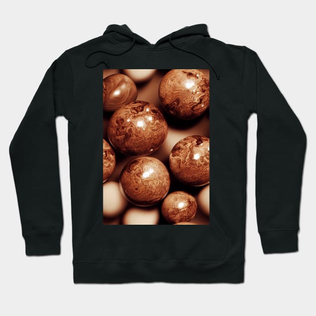 Wood Balls pattern, a perfect gift for any woodworker or nature lover! #48 Hoodie by Endless-Designs